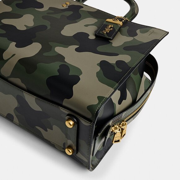 Coach Rogue Bag With Camo Print Purses - Picture 7 of 10